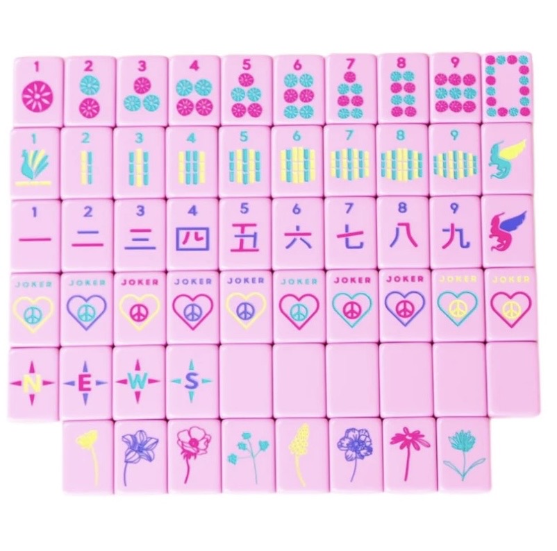 OG Pretty in Pink Mahj Tiles