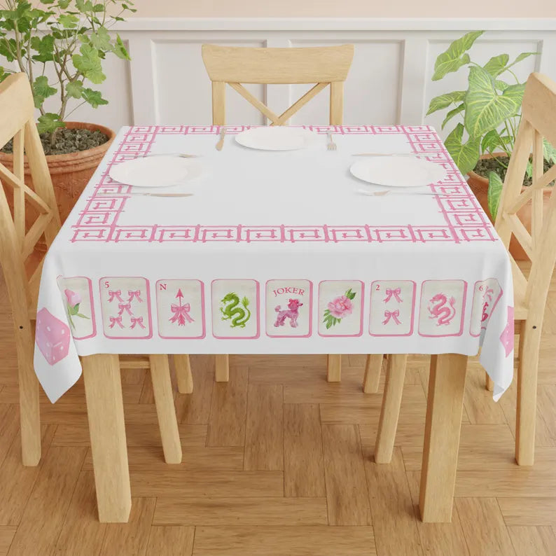 Mahjong Tile Tablecloth