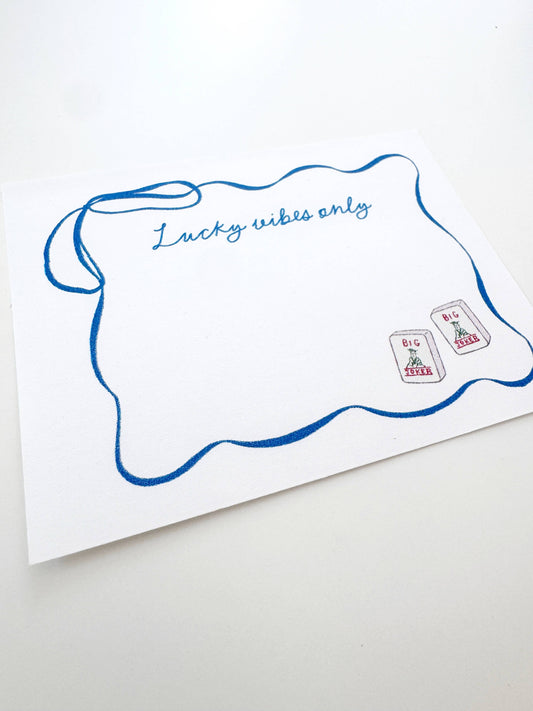 Mahjong Lucky Vibes Sticky Notes