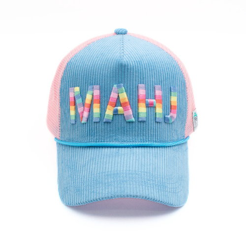 Corduroy Trucker Hat | Blue