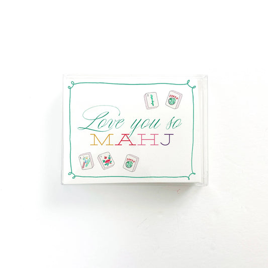 Mahjong Love you so much Greeting Card : Single Card
