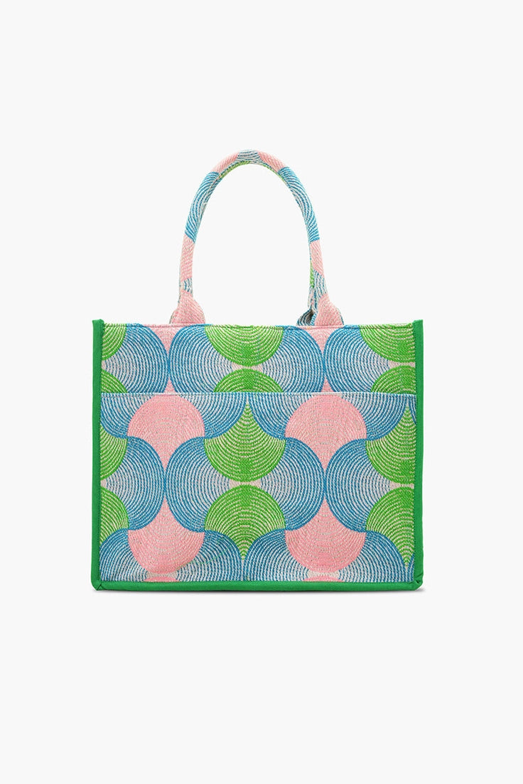 Hand-Beaded Large Book Tote