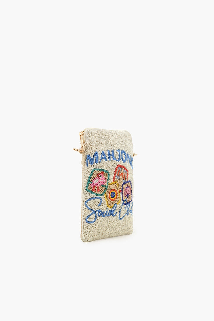 Fully Hand-Beaded Crossbody Bag