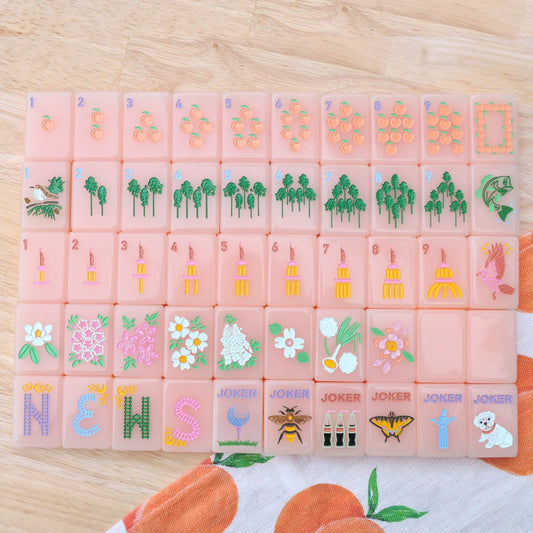 Peach and Pine Tiles