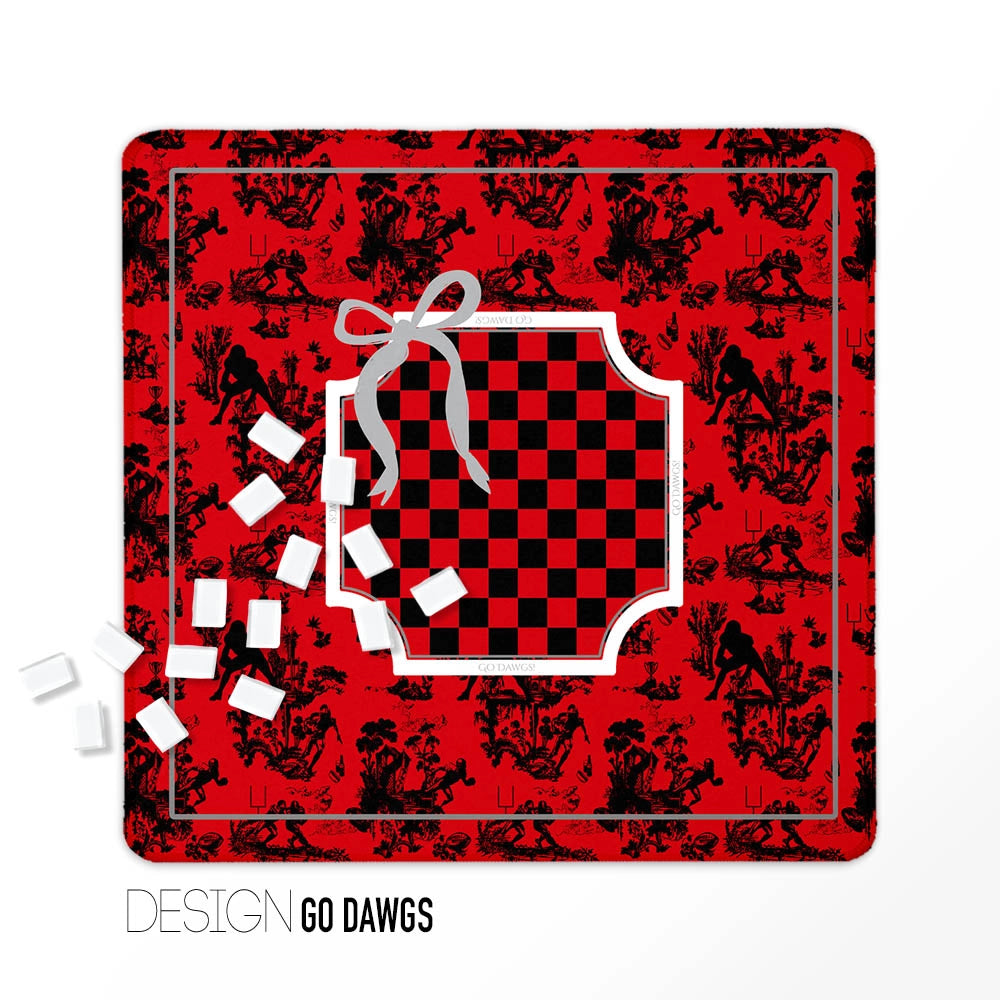 Go Dawgs Mahjong Mat