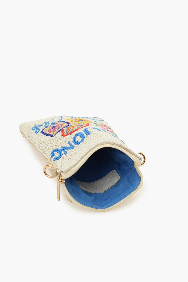Fully Hand-Beaded Crossbody Bag