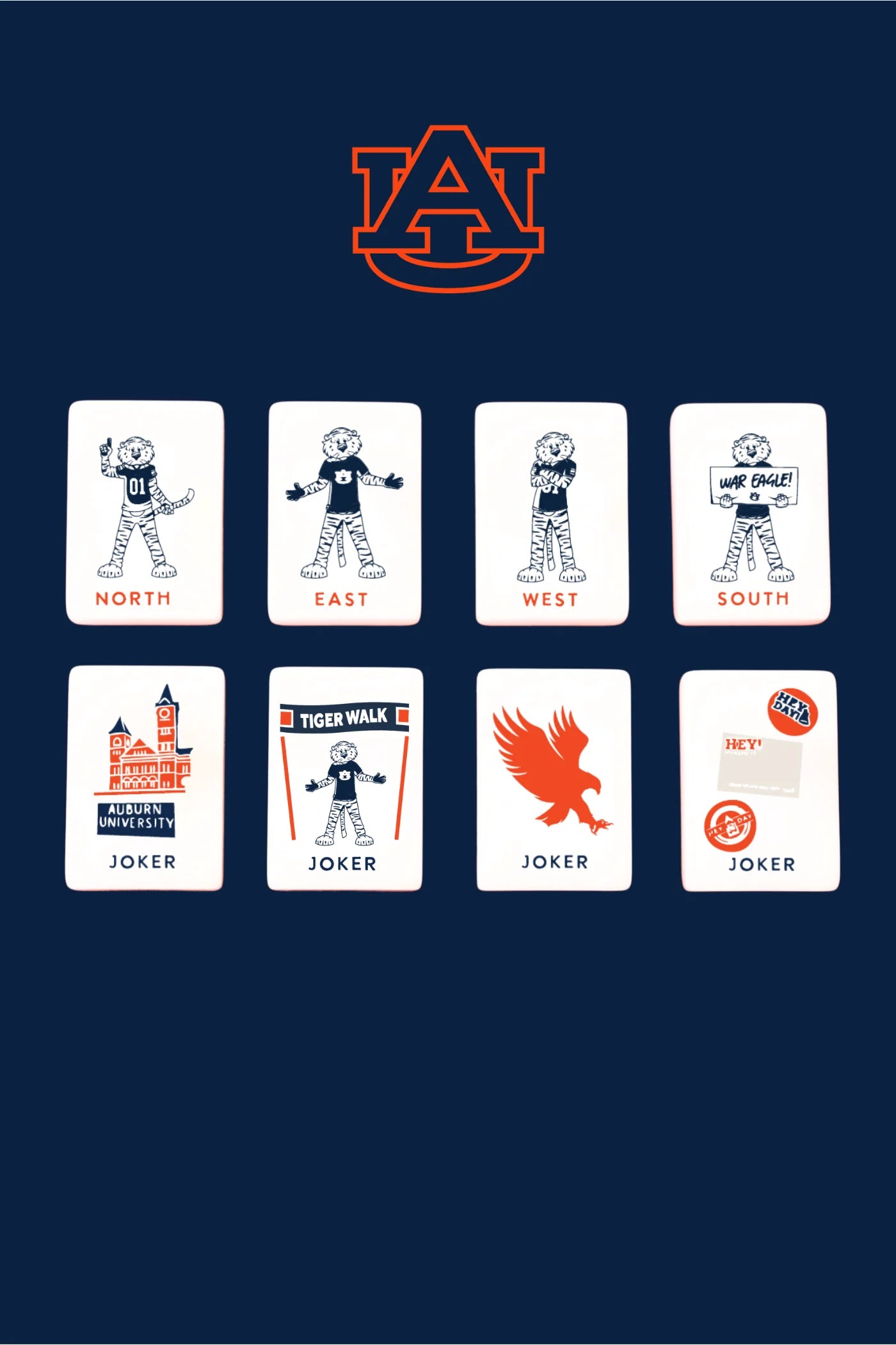 Auburn University® Mahjong Tiles - PRE ORDER