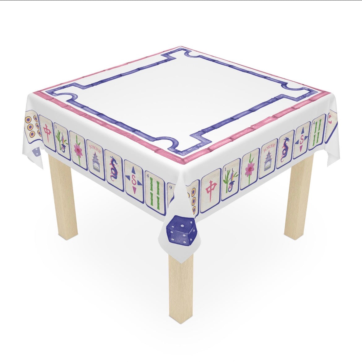 Mahjong Tile Tablecloth