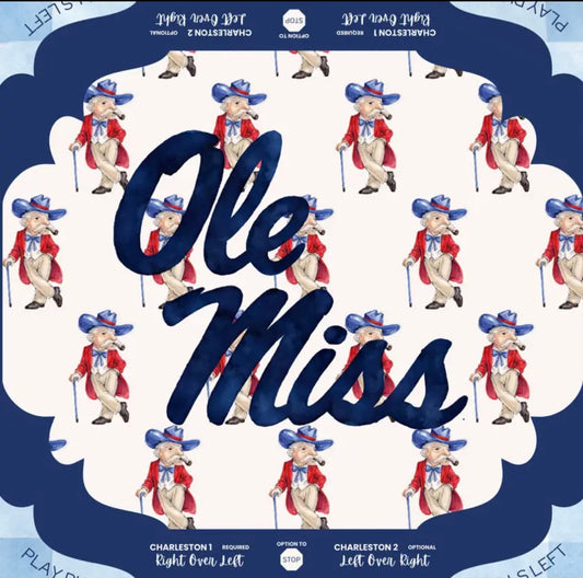 Ole Miss Neoprene Mat