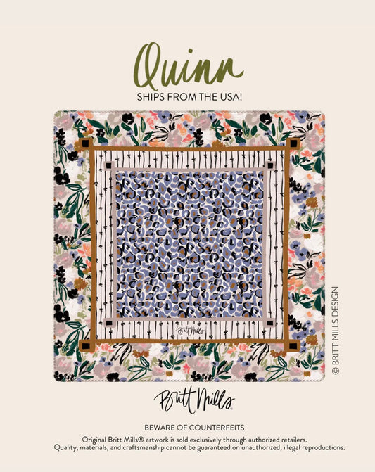 Britt Mills Neoprene Mahjong Mat - Quinn - PRE ORDER