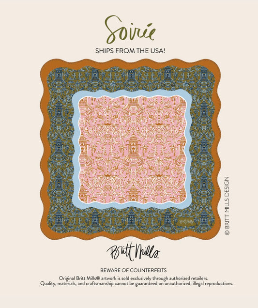 Britt Mills Neoprene Mahjong Mat - Soiree - PRE ORDER