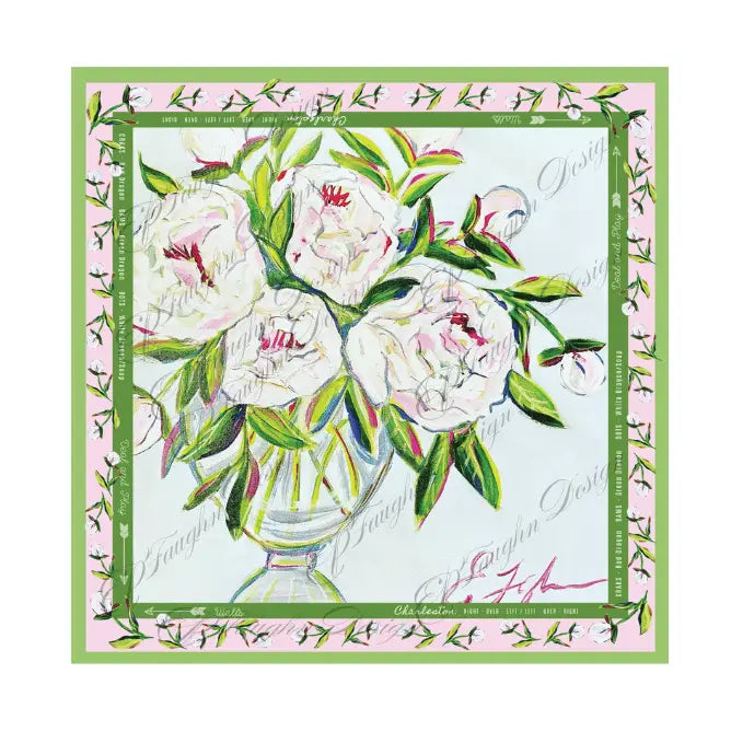 Peony Mahjong Mat