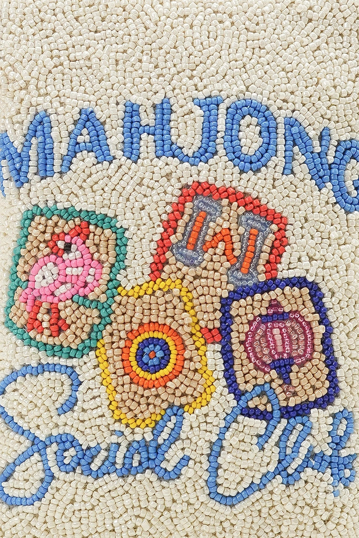 Fully Hand-Beaded Crossbody Bag