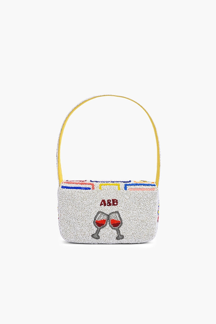Fully Hand-Beaded Shoulder Bag