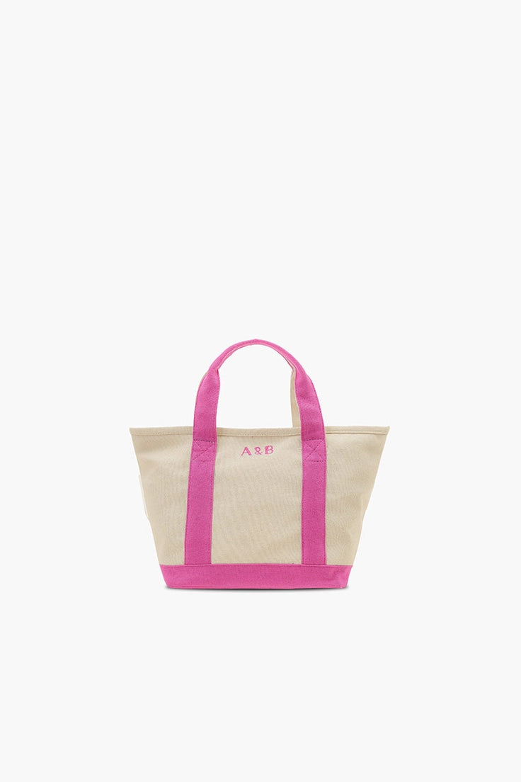 Hand-Beaded Small Boat Tote