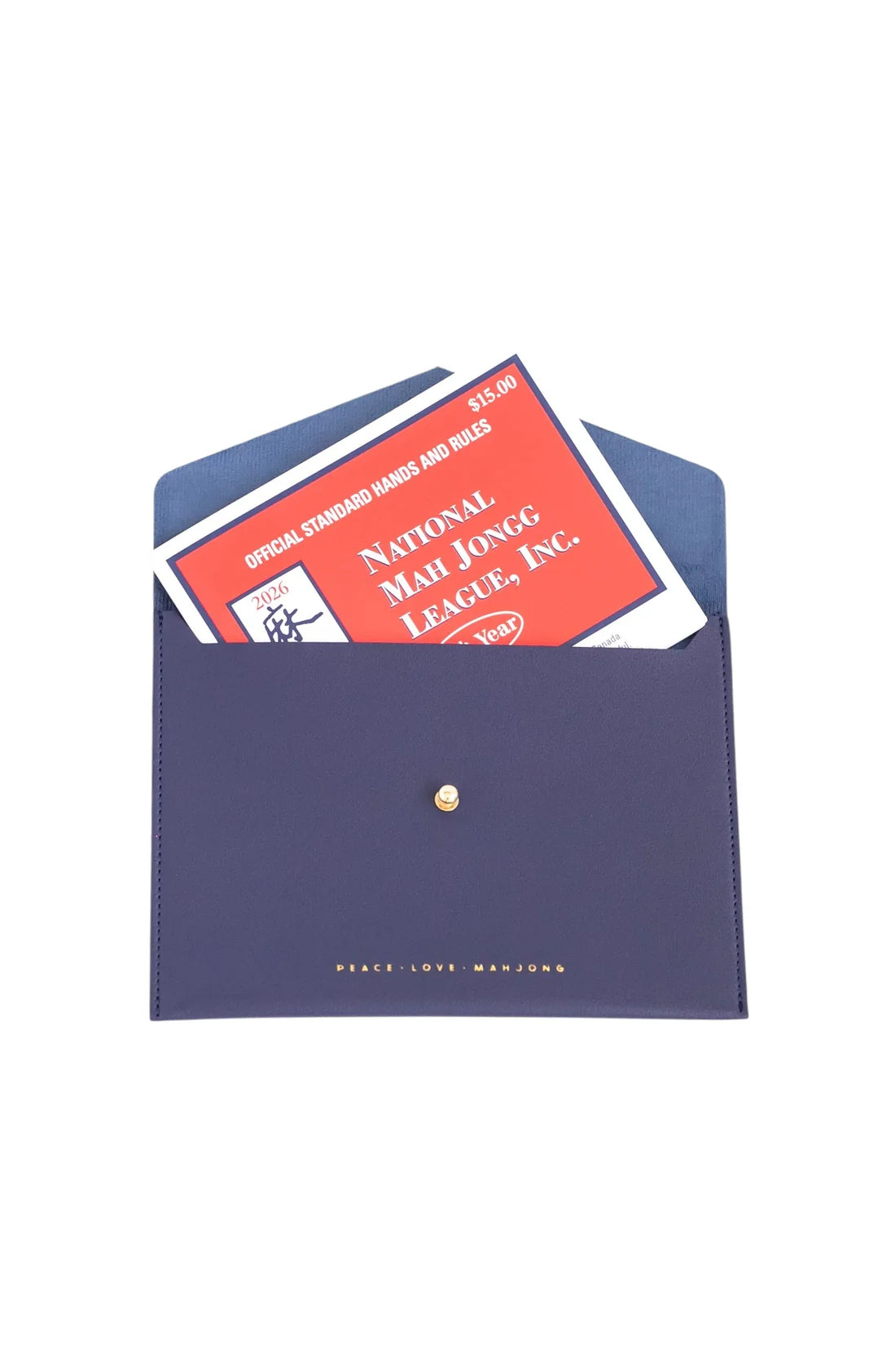 Card Clutch: Serenity Blue - Large Size
