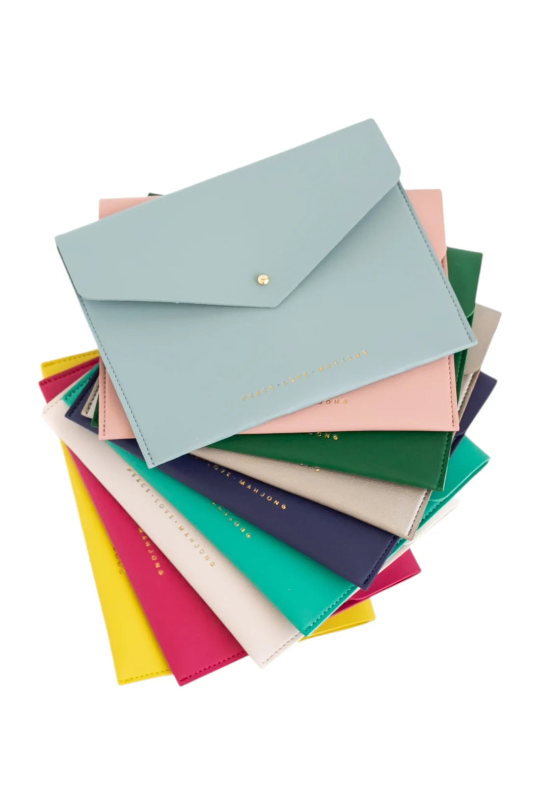 Card Clutch: Serenity Blue - Large Size