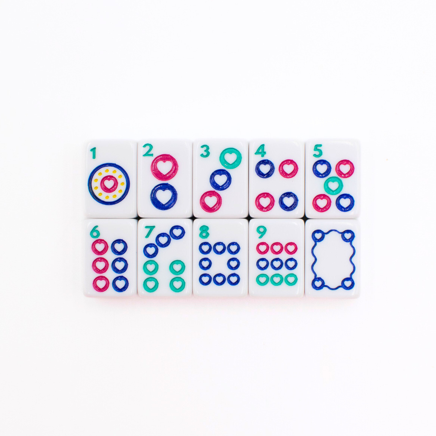 MINI TRAVEL MAHJONG  |  Anywhere Series  |  White