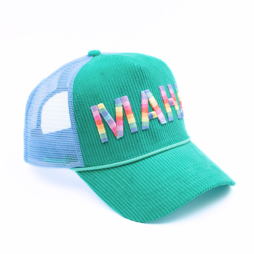 Corduroy Trucker Hat | Green