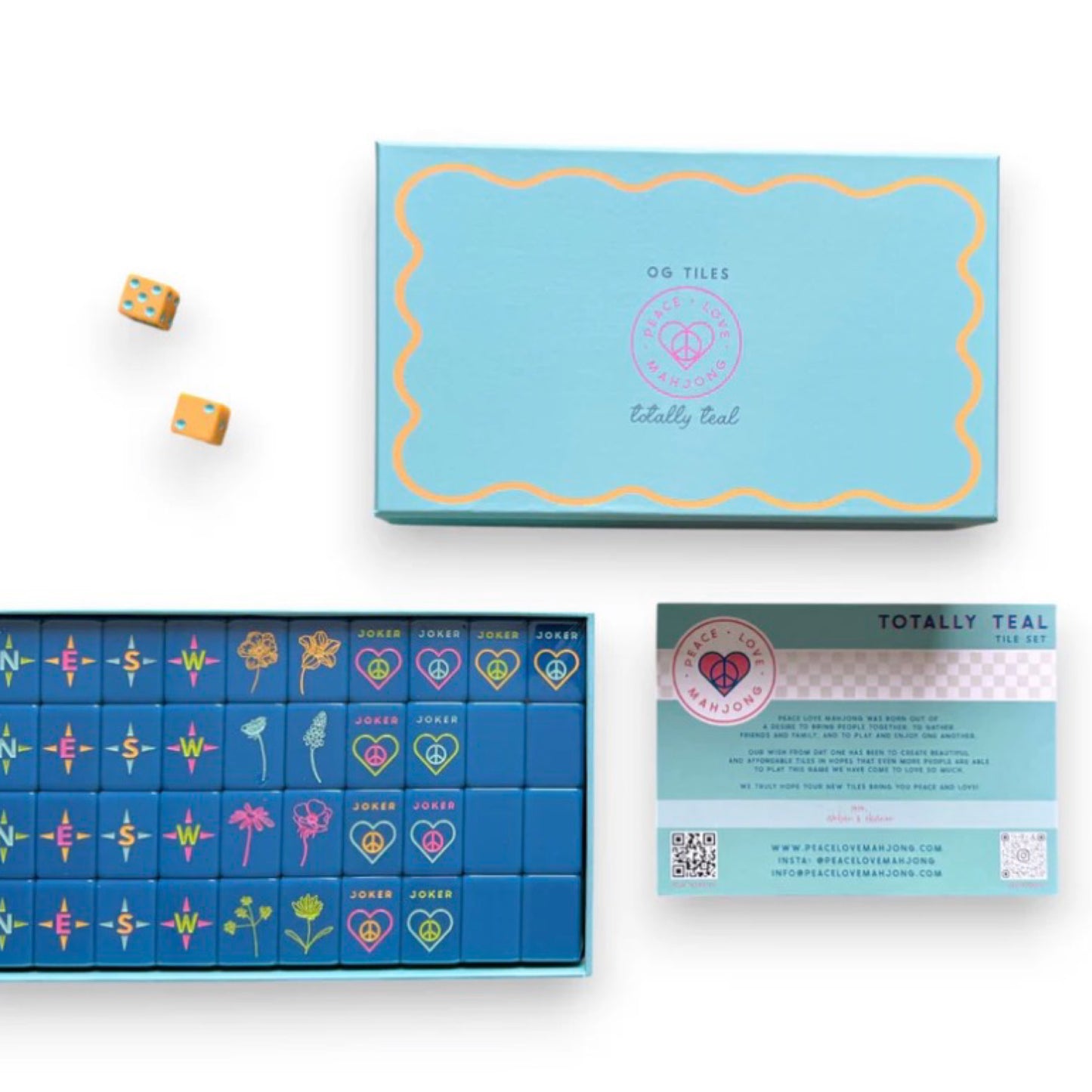 OG Mahj Tiles - Totally Teal
