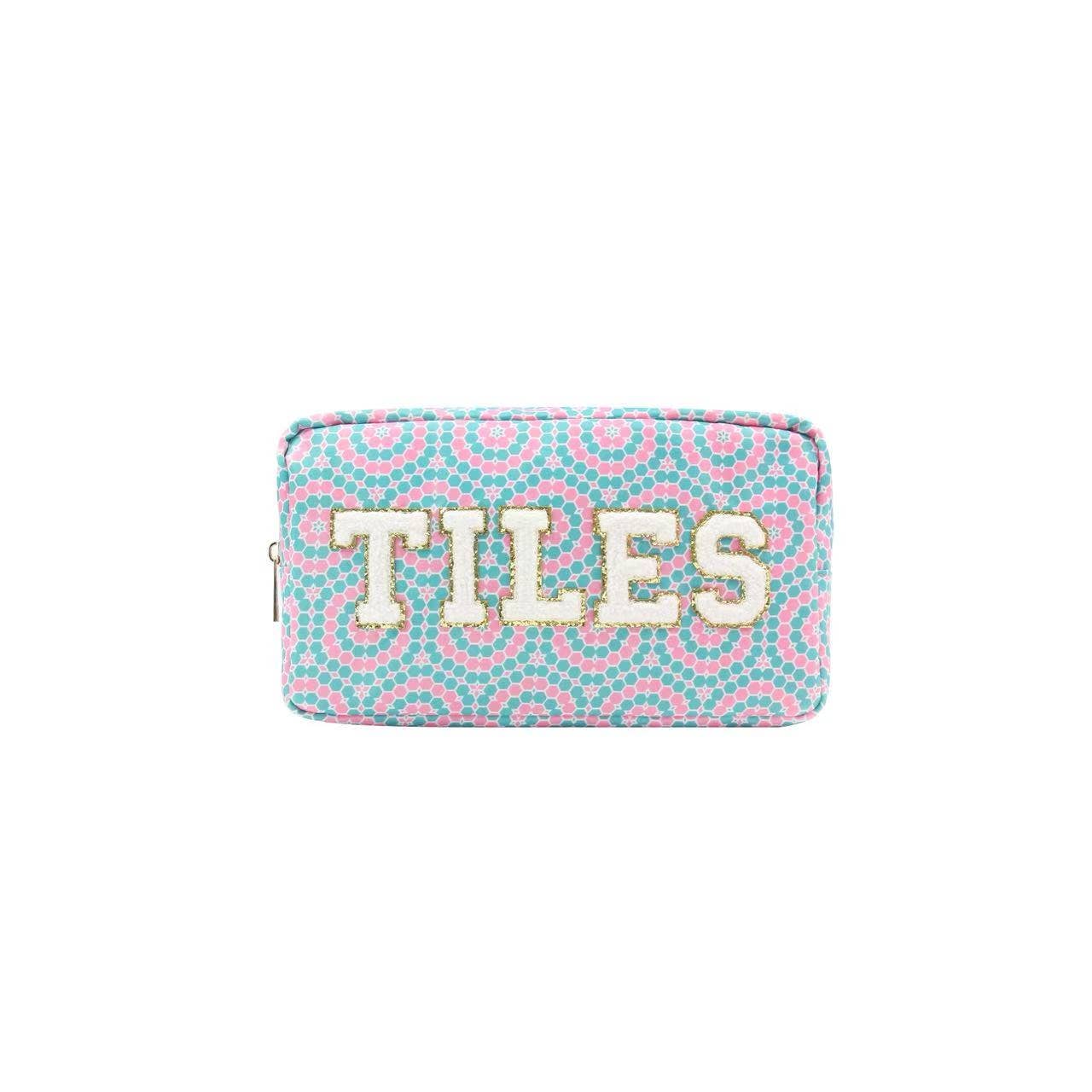 Nylon Mahjong Storage Bag - Blue
