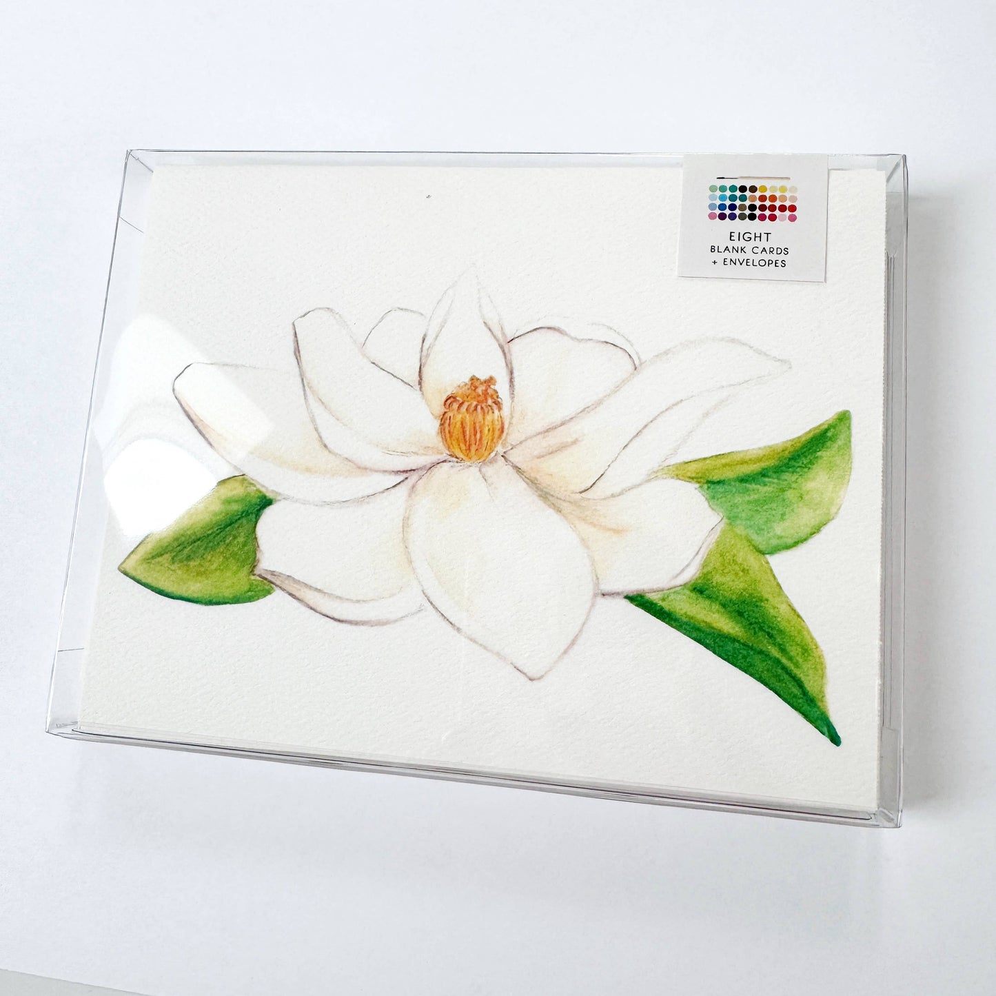 Magnolia Greeting Card or Notecard Set: Single Card