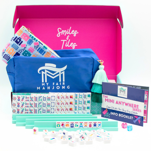 MINI TRAVEL MAHJONG  |  Anywhere Series  |  White