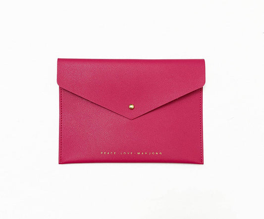 Card Clutch: Magenta - Large Size