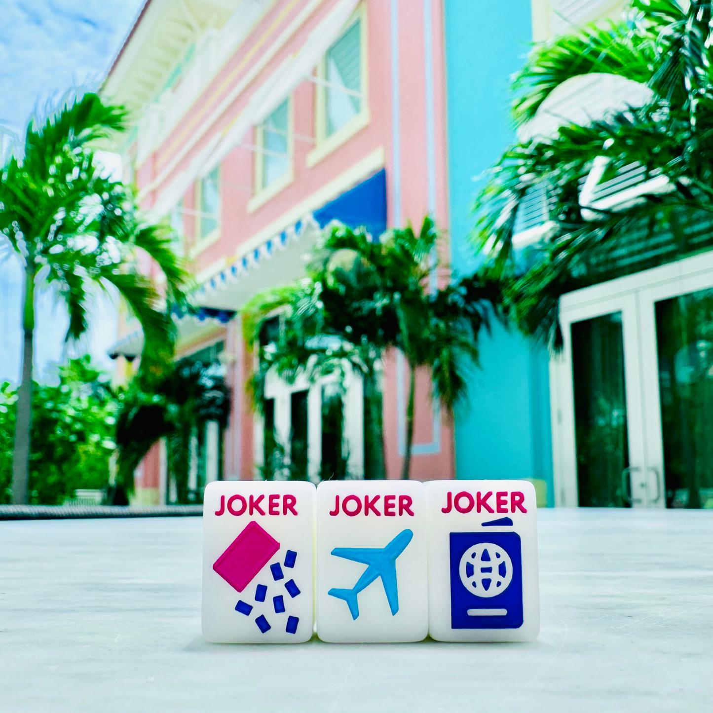 MINI TRAVEL MAHJONG  |  Anywhere Series  |  White