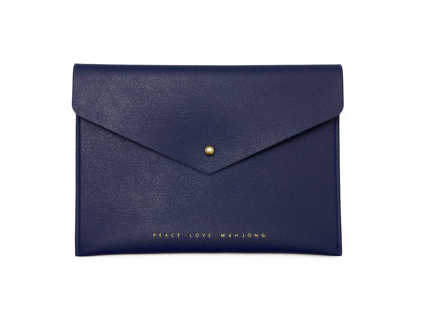 Card Clutch: Navy Blue - Large Size