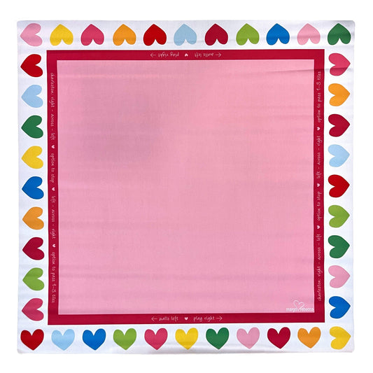 Margo Rebecca Pink Sweetheart Mahjong Mat