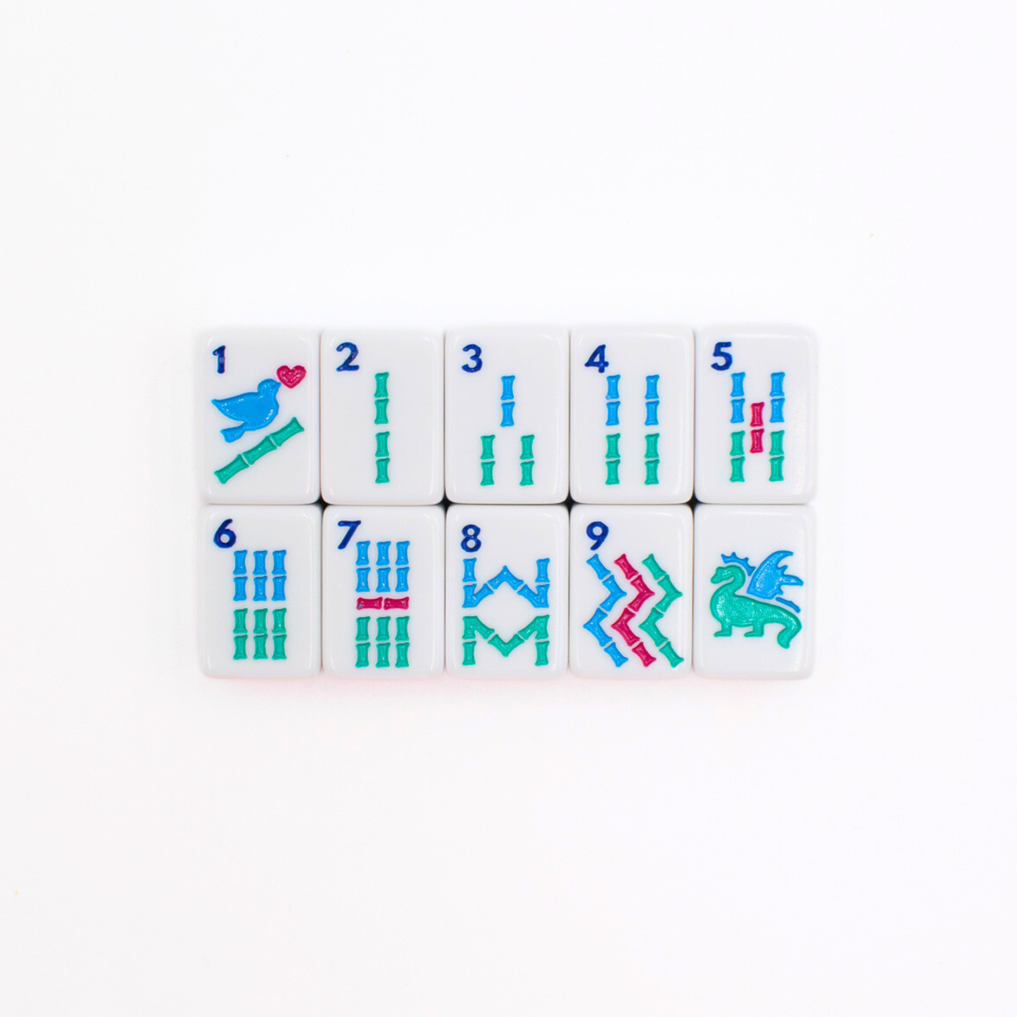 MINI TRAVEL MAHJONG  |  Anywhere Series  |  White