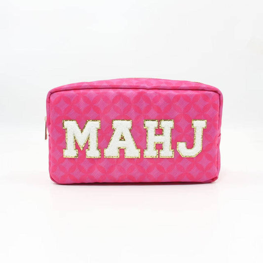 Nylon Mahjong Storage Bag - Pink