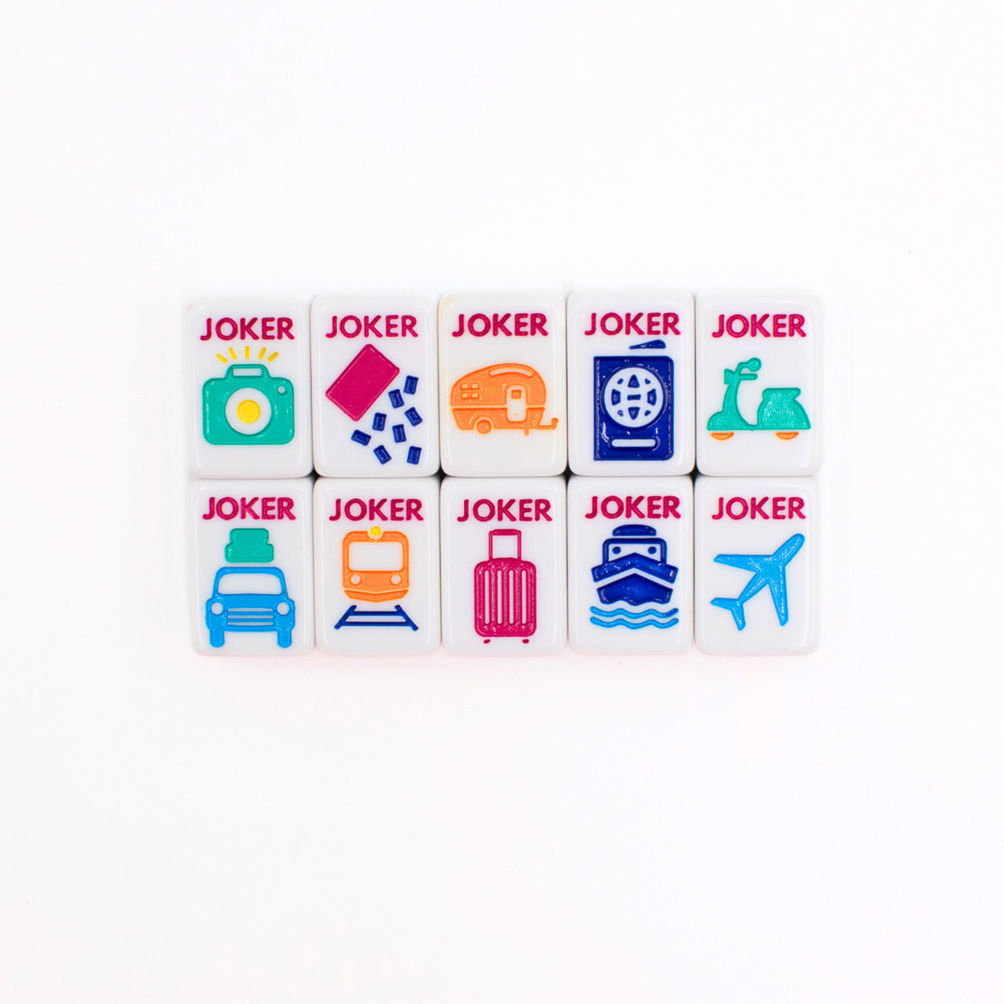 MINI TRAVEL MAHJONG  |  Anywhere Series  |  White